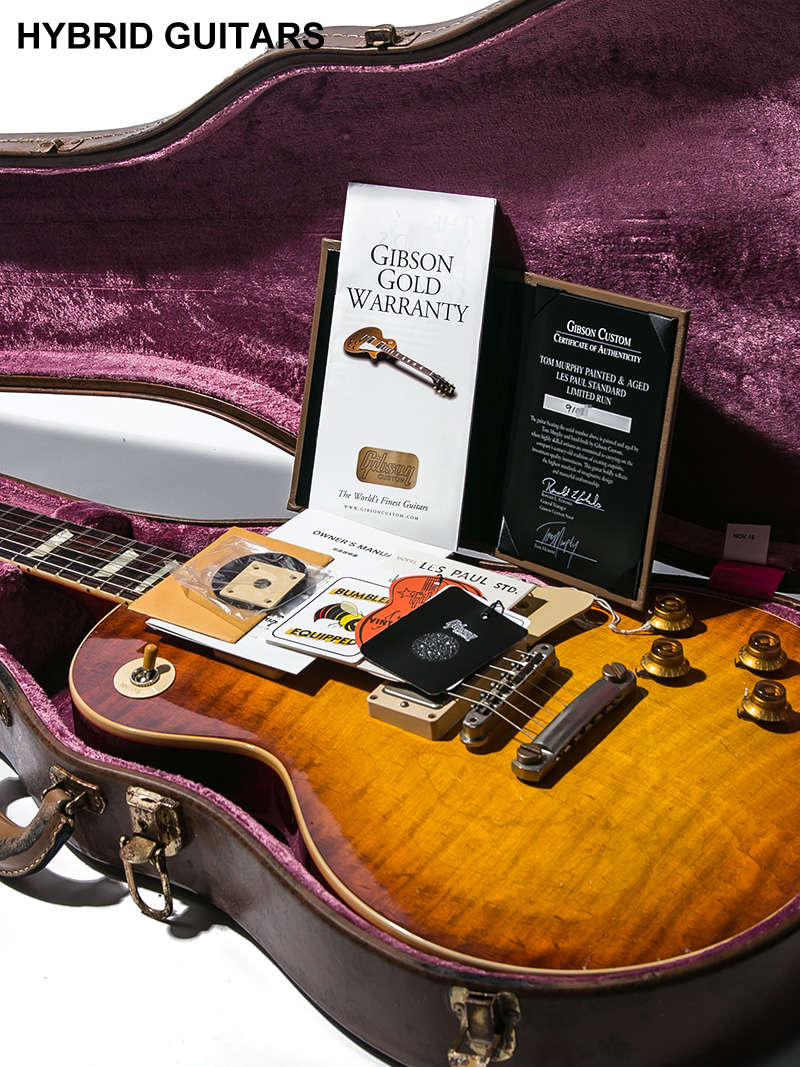 Gibson Custom Shop Limited Run Les Paul Standard Figured Top Tom Murphy Painted & Aged  A Murphy Masterpiece 2017 17