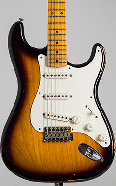 Fender Custom Shop 1955 Stratocaster Heavy Relic 2CS 2014 ボディー正面 サムネイル