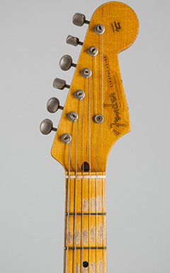 Fender Custom Shop 1955 Stratocaster Heavy Relic 2CS 2014 ヘッド正面 サムネイル