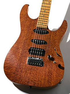 dragonfly HI-STA Exotic Figured Karin & Birdseye Maple 2004 ボディー正面 サムネイル