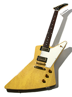 Gibson Custom Shop Limited Run 1958 Explorer TV Yellow 2014 全体正面 サムネイル