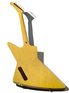 Gibson Custom Shop Limited Run 1958 Explorer TV Yellow 2014 全体裏面 サムネイル