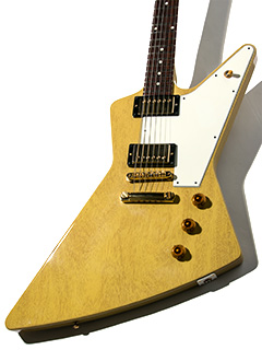 Gibson Custom Shop Limited Run 1958 Explorer TV Yellow 2014 ボディー正面 サムネイル
