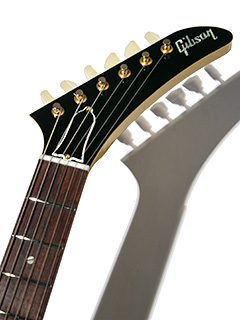Gibson Custom Shop Limited Run 1958 Explorer TV Yellow 2014 ヘッド正面 サムネイル