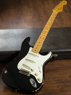 Fender Custom Shop 1957 Stratocaster Relic Black 2015 全体正面 サムネイル