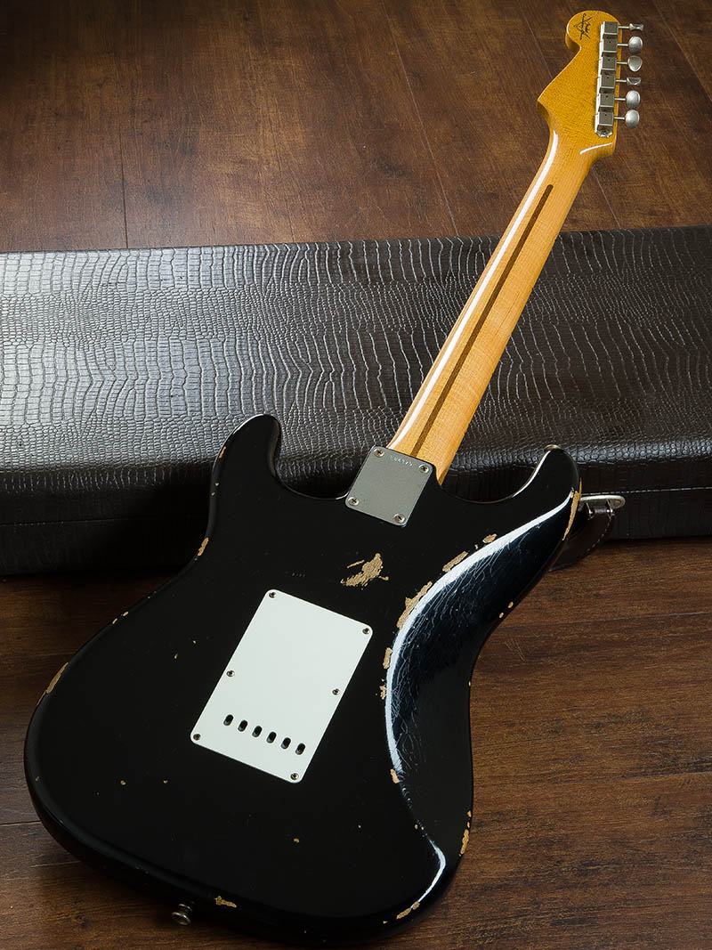 Fender Custom Shop 1957 Stratocaster Relic Black 2015 2
