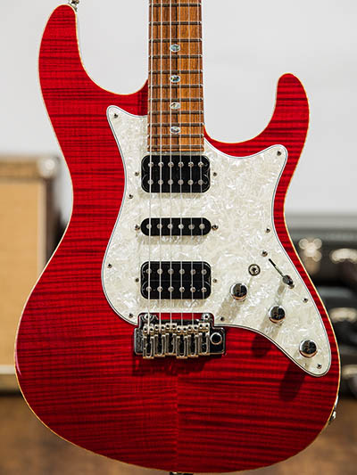 Freedom Custom Guitar Research HYDRA 2-Point 5A Flame Top HNO(焔)