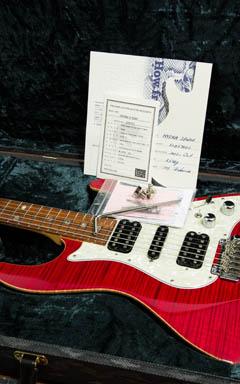 Freedom Custom Guitar Research HYDRA 2-Point 5A Flame Top HNO(焔) 指板 サムネイル