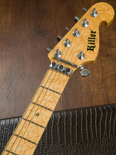 Killer KG-Violator 1P BirdsEye Maple Ocean Turquoise Metallic ヘッド正面 サムネイル