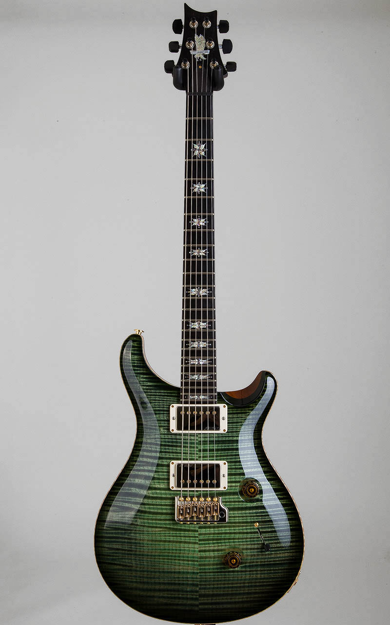 Paul Reed Smith(PRS) Private Stock 20th Anniversary Guitar Of The Month Lotus Knot Custom 24 Sage Glow Smoked Burst 1