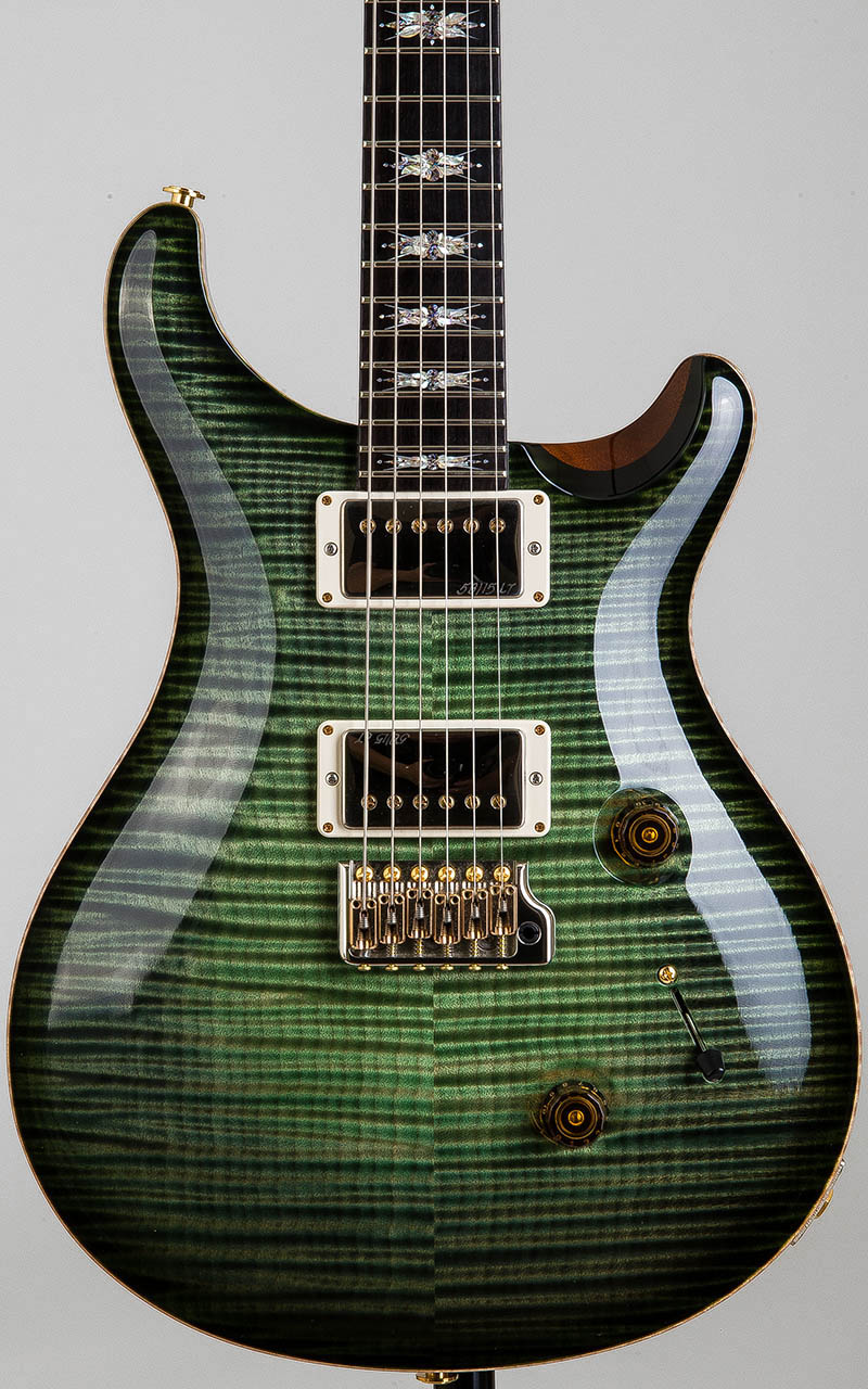 Paul Reed Smith(PRS) Private Stock 20th Anniversary Guitar Of The Month Lotus Knot Custom 24 Sage Glow Smoked Burst 3