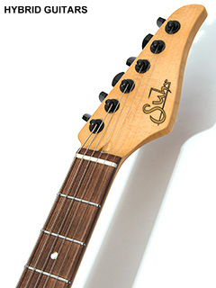 Suhr Customer Top Wood Selection Standard Trans Teal Burst 2015 ヘッド正面 サムネイル