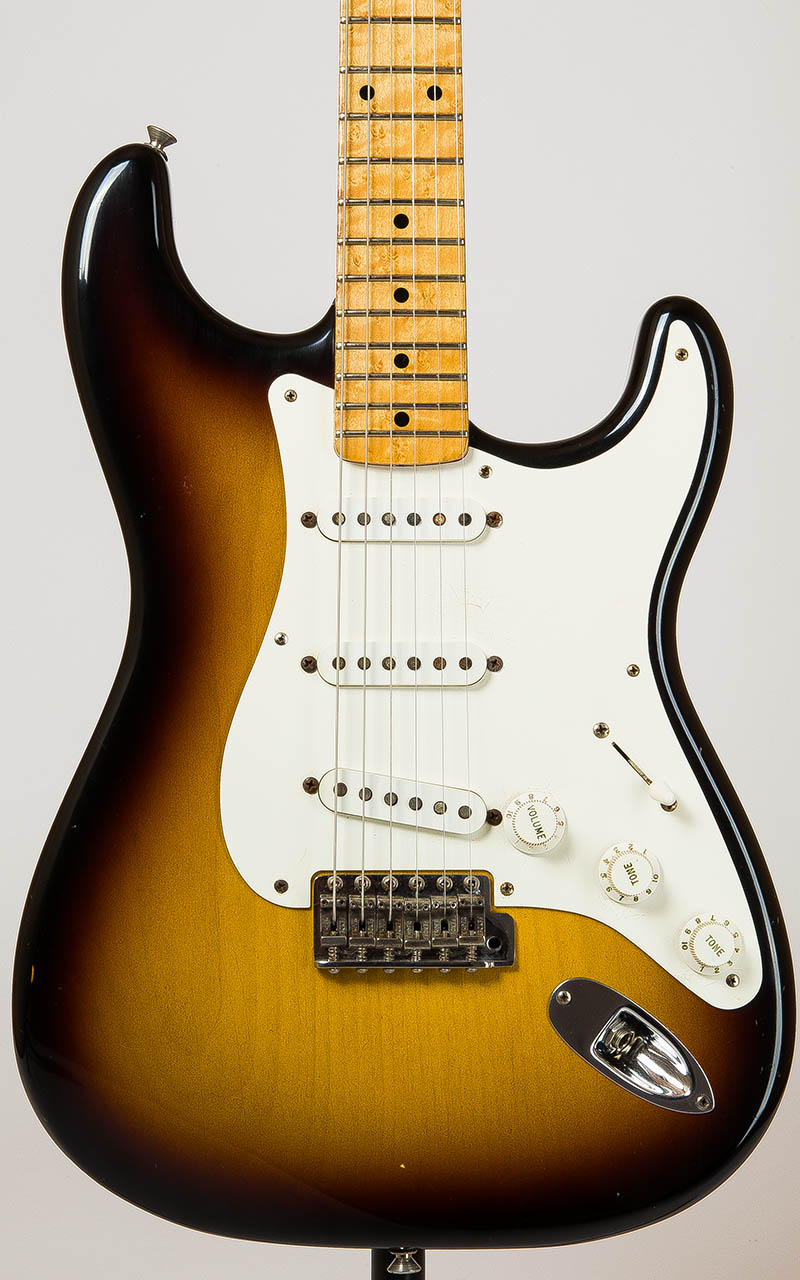 Fender Custom Shop 1956 Stratocaster NOS 2 Tone Burst Bird's Eye Maple Neck 2000 3