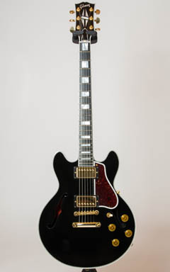 Gibson Memphis ES-359 Ebony Black 2014 全体正面 サムネイル