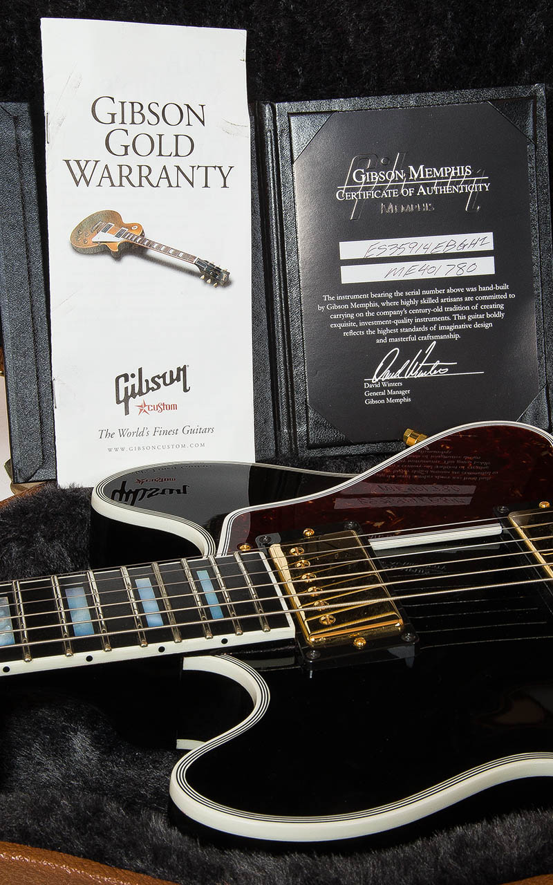 Gibson Memphis ES-359 Ebony Black 2014 8