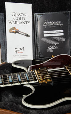 Gibson Memphis ES-359 Ebony Black 2014 ネック サムネイル