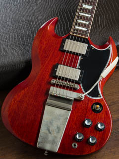 Gibson Custom Shop Historic Collection '61 SG Standard Reissue VOS Maestro Hand Select 2015 ボディー正面 サムネイル