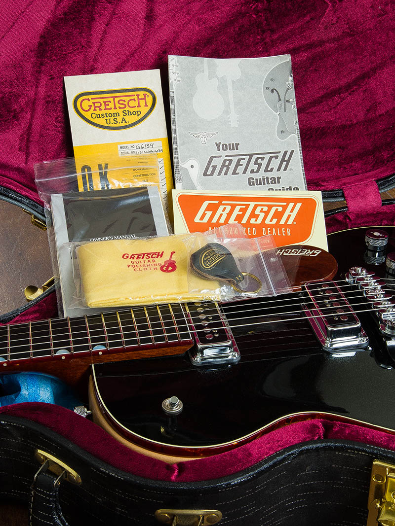 Gretsch Master Built G6134 Penguin Roadstar Metallic Black by Stephen Stern 2016 17