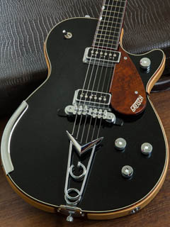 Gretsch Master Built G6134 Penguin Roadstar Metallic Black by Stephen Stern 2016 ボディー正面 サムネイル