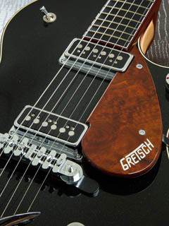 Gretsch Master Built G6134 Penguin Roadstar Metallic Black by Stephen Stern 2016 指板 サムネイル