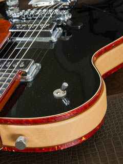Gretsch Master Built G6134 Penguin Roadstar Metallic Black by Stephen Stern 2016 ネック サムネイル