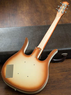 Danelectro Longhorn Guitar LHGTR Copper Burst 全体裏面 サムネイル