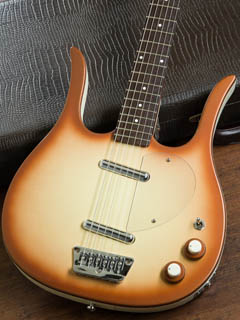 Danelectro Longhorn Guitar LHGTR Copper Burst ボディー正面 サムネイル