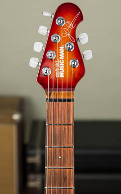 MUSIC MAN John Petrucci 6ST 2012 Limited Edition Special Honey Burst ヘッド正面 サムネイル