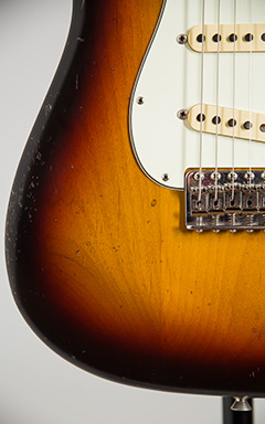 No Brand 60's Type Stratocaster 3Tone Sunburst Aged 写真12 サムネイル