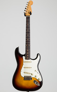 No Brand 60's Type Stratocaster 3Tone Sunburst Aged 全体正面 サムネイル