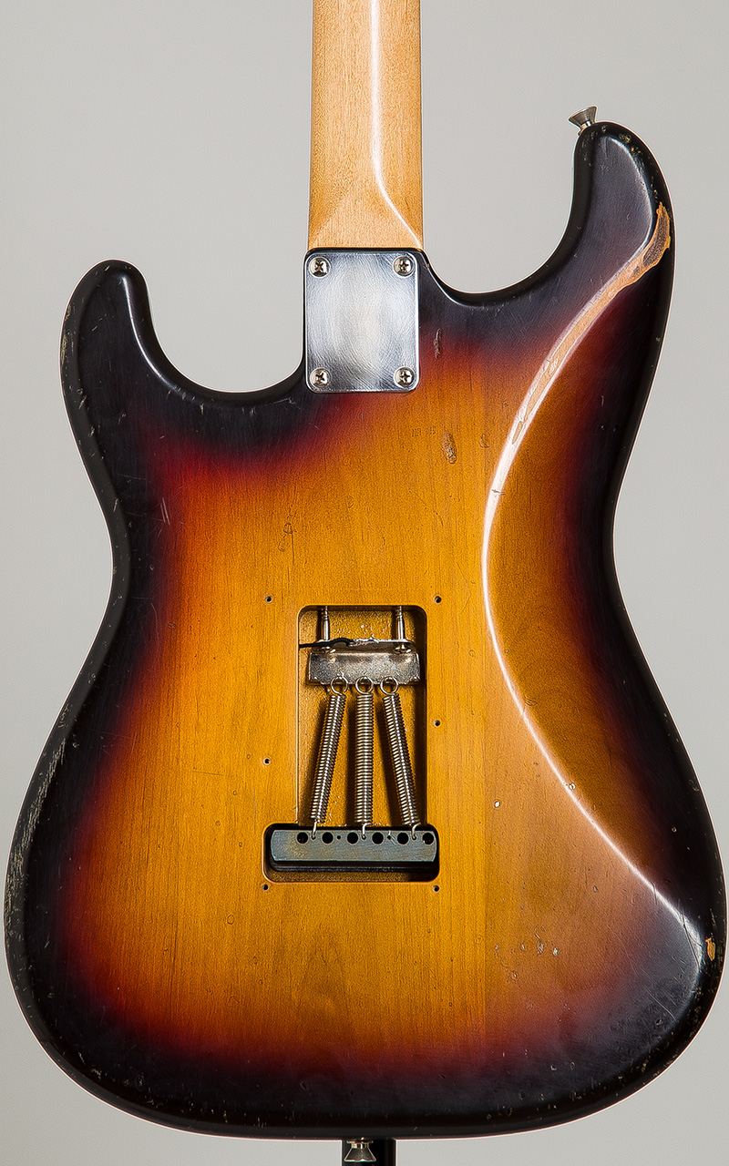 No Brand 60's Type Stratocaster 3Tone Sunburst Aged 4