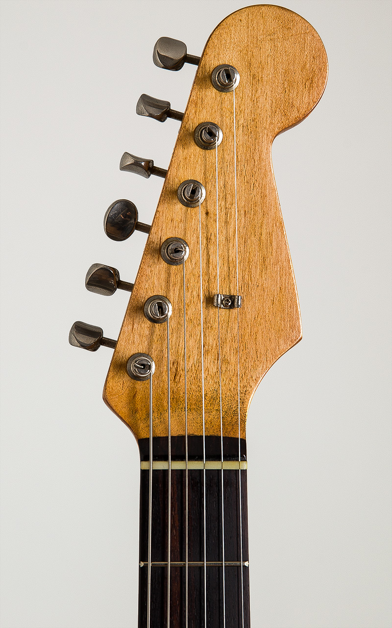 No Brand 60's Type Stratocaster 3Tone Sunburst Aged 5