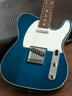 Fender Japan TL62B Telecaster Custom Trans Blue ボディー正面 サムネイル