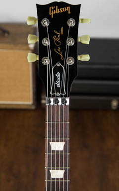 Gibson Les Paul Studio with Floyd Rose Heritage Cherry Sunburst 2014 ヘッド正面 サムネイル