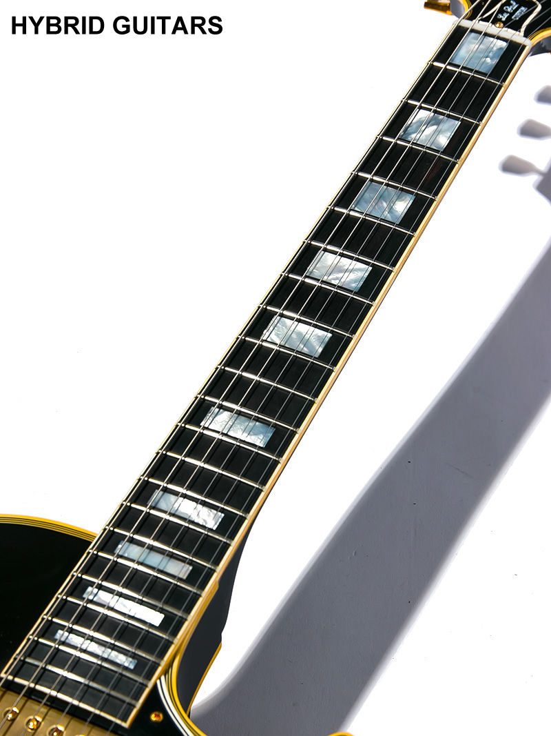 Gibson Custom Shop Historic Collection 1957 Les Paul Custom VOS with Bigsby Roasted Mahogany Lamp Black 2018 7