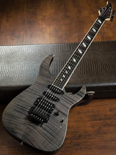 Caparison Dellinger CL12 EF Trans Black 全体正面 サムネイル