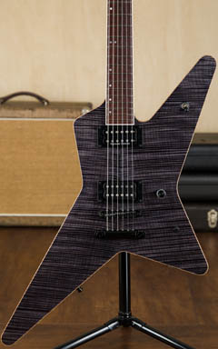 ESP Custom Order Randam Star RS-780 Trans Black 2015 ボディー正面 サムネイル