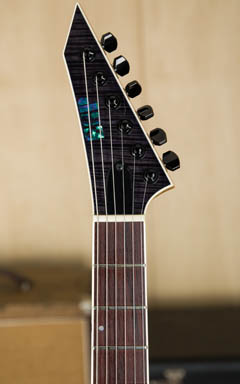 ESP Custom Order Randam Star RS-780 Trans Black 2015 ヘッド正面 サムネイル