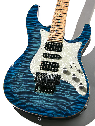 Freedom Custom Guitar Research HYDRA FRT 24F 5A Quilted Maple SER(清流)