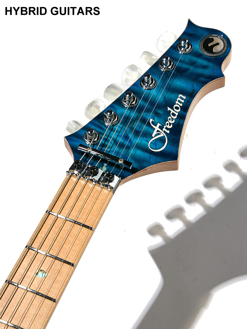 Freedom Custom Guitar Research HYDRA FRT 24F 5A Quilted Maple SER(清流) 5