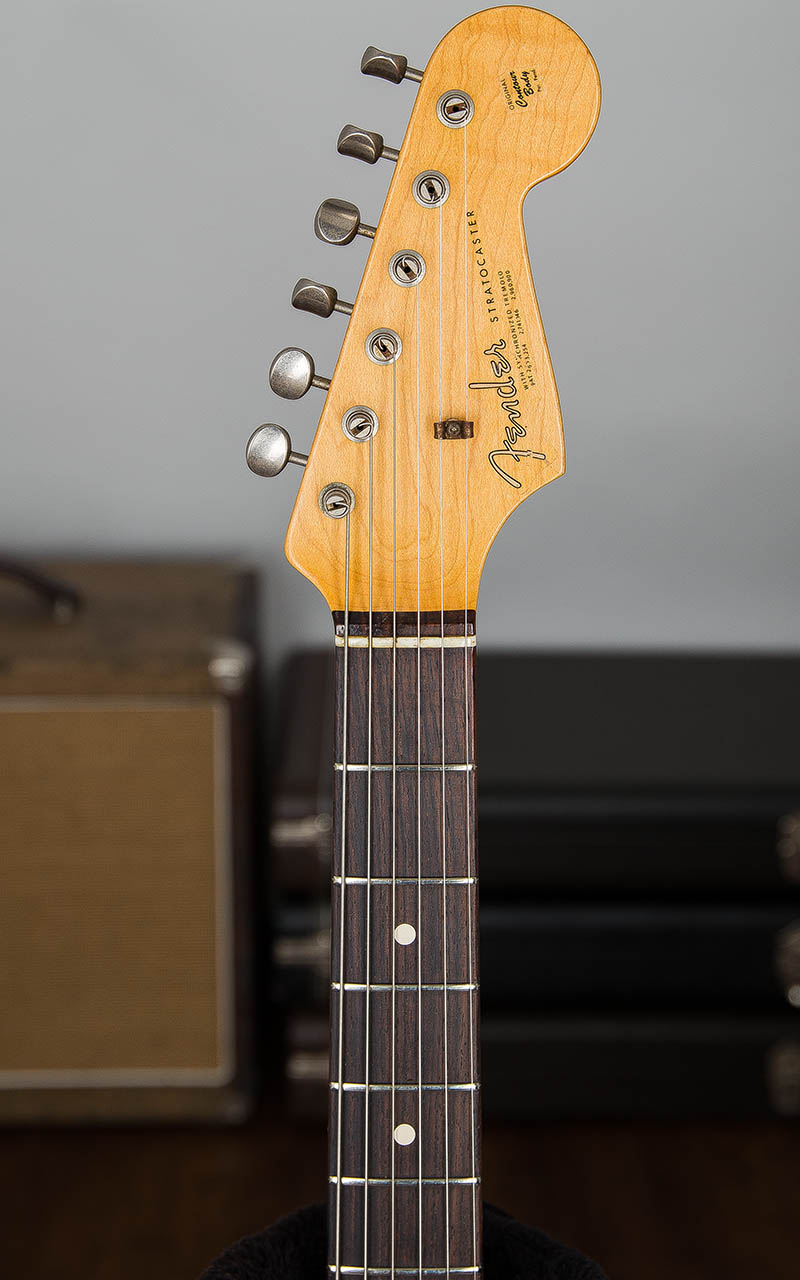 Fender Custom Shop Artist Series Michael Landau Signature 1963 Stratocaster Relic Fiesta Red 2015 5