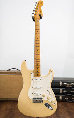 Fender Custom Shop 1956 Stratocaster White Blonde John Cruz early JCQA 全体正面 サムネイル