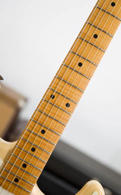 Fender Custom Shop 1956 Stratocaster White Blonde John Cruz early JCQA 指板 サムネイル