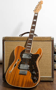 Fender Japan TN72B/MH Natural 全体正面 サムネイル