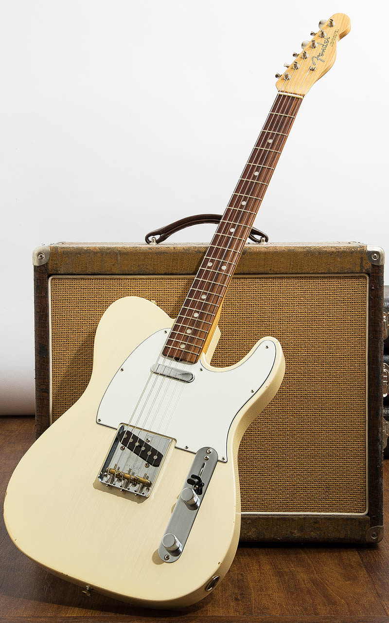 Fender USA American Vintage 1964 Telecaster Aged White Blonde 2014 1