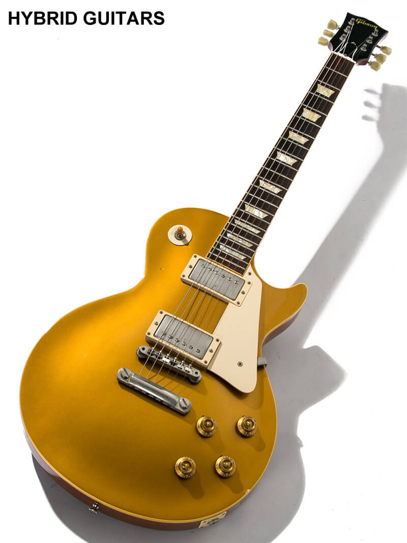 Gibson Custom Shop Historic Collection 1957 Les Paul Standard Reissue Gold Top Brazilian Fingerboard(BZF) 1