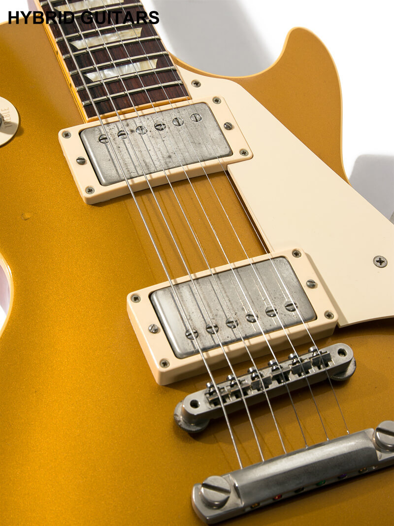 Gibson Custom Shop Historic Collection 1957 Les Paul Standard Reissue Gold Top Brazilian Fingerboard(BZF) 10