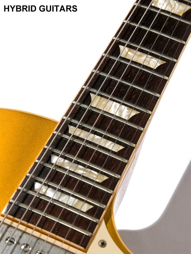 Gibson Custom Shop Historic Collection 1957 Les Paul Standard Reissue Gold Top Brazilian Fingerboard(BZF) 12