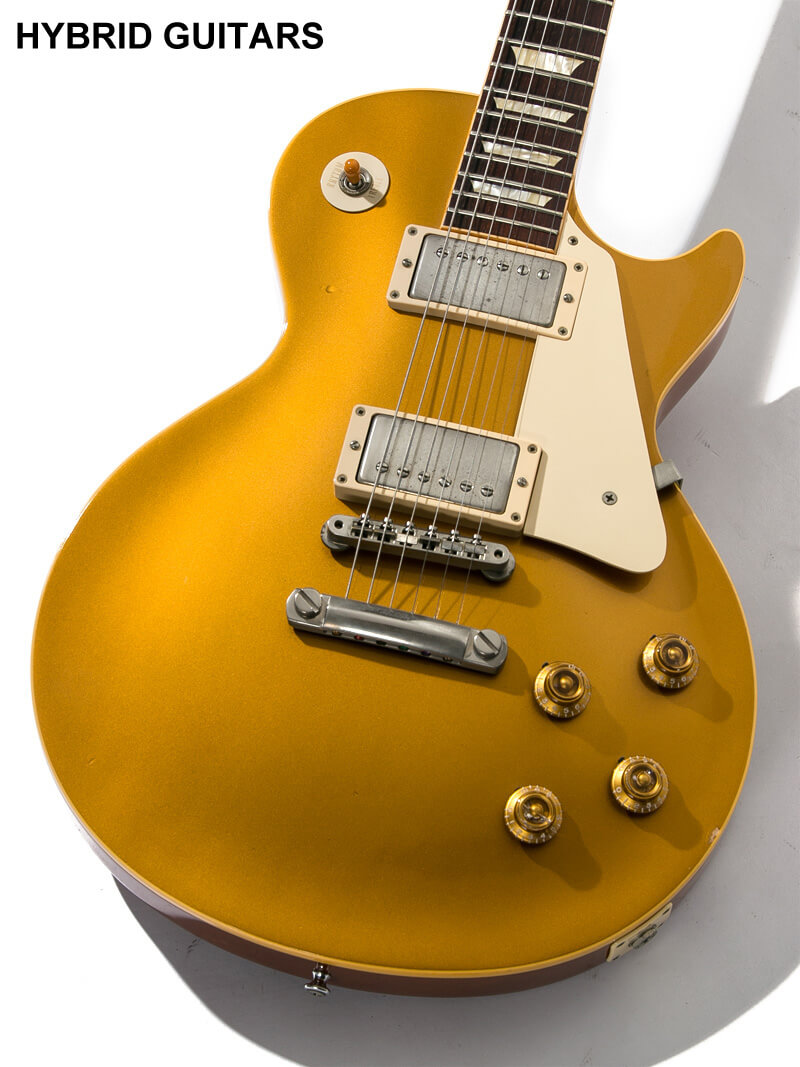 Gibson Custom Shop Historic Collection 1957 Les Paul Standard Reissue Gold Top Brazilian Fingerboard(BZF) 3