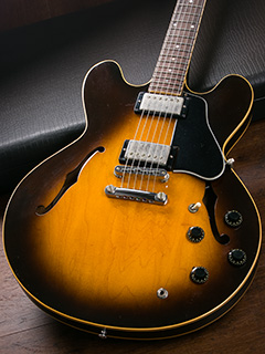 Gibson ES-335 Vintage Sunburst 1983 ボディー裏面 サムネイル